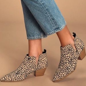 Lulu’s cheetah print booties